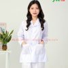Áo blouse nữ dài tay - áo blouse nữ y tá, dược sĩ nữ dài tay