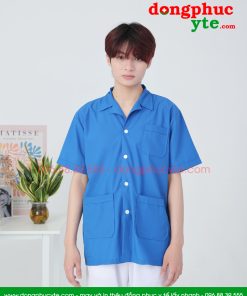 Áo blouse nam nữ dáng ngắn