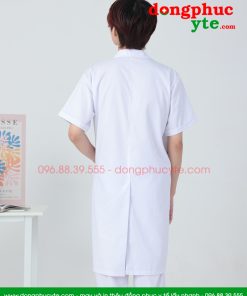 Bộ quần áo blouse trắng - áo blu bác sĩ, dược sĩ nam nữ cộc tay, dài tay