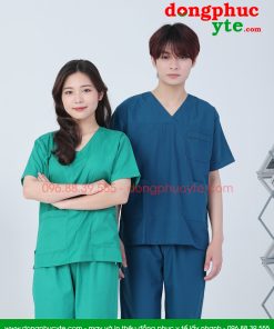 Bộ quần áo phẫu thuật đẹp cho nam nữ - bộ áo blu đồng phục phẫu thuật cho bác sĩ, thẩm mỹ viện,...