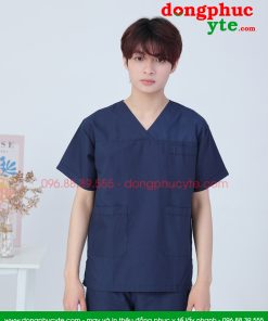 Quần áo spa nam nữ cộc tay cho kỹ thuật viên spa